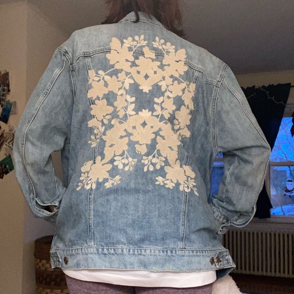 Embroidered Jean Jacket - Picture 1 of 3